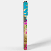 Coques Case-Mate iPhone Monogramme Birdcage Oiseau Damas Floral (Verso / Droite)