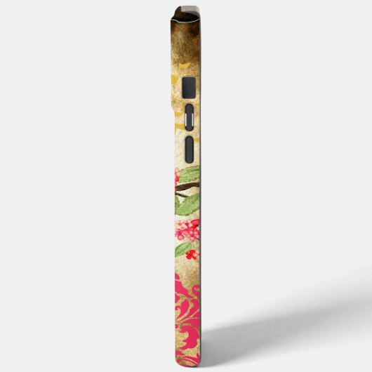 Coques Case-Mate iPhone Monogramme Birdcage Oiseau Damask (Verso / Gauche)