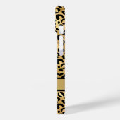 Coques Case-Mate iPhone Monogramme Black Gold Leopard Cheetah Imprimer (Verso / Gauche)