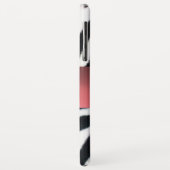 COQUES Case-Mate iPhone MONOGRAMME BLACK ZEBRA FUR ROSE GEM, (Dos/Gauche)