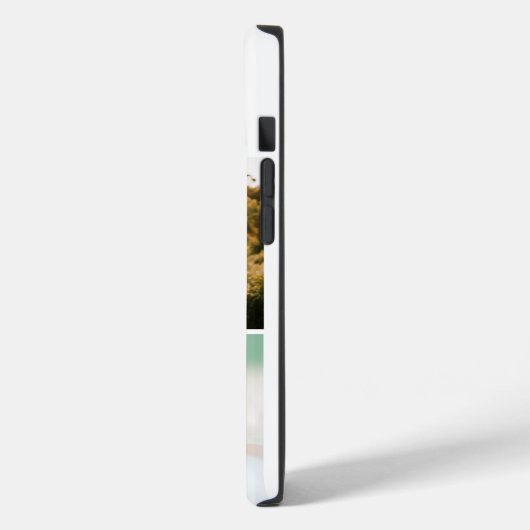 Coques Case-Mate iPhone Monogramme blanc 3 Collage photo (Verso / Gauche)