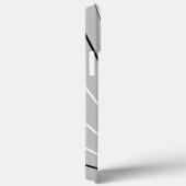 Coques Case-Mate iPhone Monogramme blanc noir Abstrait géométrique (Verso / Droite)