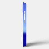Coques Case-Mate iPhone monogramme bleu (Verso / Gauche)
