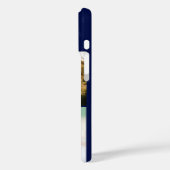 Coques Case-Mate iPhone Monogramme bleu 3 Collage photo (Verso / Gauche)