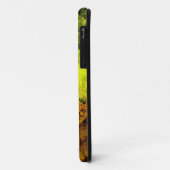 Coques Case-Mate iPhone Monogramme bleu B sur or, bleu et noir (Dos/Gauche)