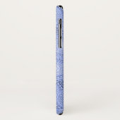 Coques Case-Mate iPhone Monogramme bleu cercles motif (Dos/Gauche)