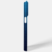 Coques Case-Mate iPhone Monogramme Bleu Demi-ton Moderne Initiales Personn (Verso / Droite)