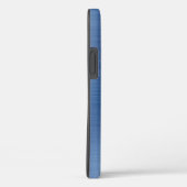 Coques Case-Mate iPhone Monogramme Bleu Élégant (Verso / Droite)