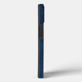 Coques Case-Mate iPhone Monogramme bleu marine (Verso / Droite)