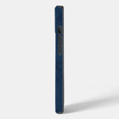 Coques Case-Mate iPhone Monogramme bleu marine (Verso / Gauche)