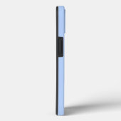 Coques Case-Mate iPhone Monogramme bleu moderne simple et tendance (Verso / Droite)