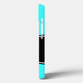 Coques Case-Mate iPhone Monogramme BLEU turquoise Défilement initial IPAD (Verso / Gauche)