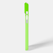 Coques Case-Mate iPhone Monogramme bleu Turquoise simple et joli (Verso / Gauche)