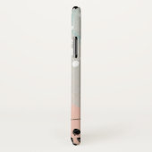 Coques Case-Mate iPhone Monogramme | Blush & Gold I (Dos/Droite)