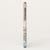 Coques Case-Mate iPhone Monogramme | Blush & Gold I (Dos/Gauche)