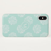 Coques Case-Mate iPhone Monogramme | Bonheur des Plantes | Pastel Succulen (Dos (Horizontal))