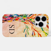Coques Case-Mate iPhone Monogramme Botanique (Verso (horizontal))