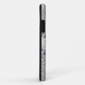 Coques Case-Mate iPhone Monogramme Brac Parties scintillant argenté (Dos/Droite)