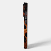 Coques Case-Mate iPhone Monogramme Brown de vache (Verso / Gauche)