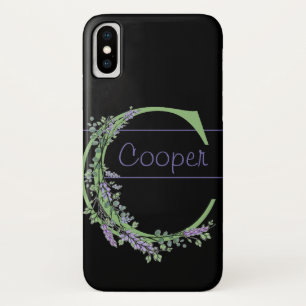 Case-Mate iPhone Case Monogramme C Lavande Eucalyptus