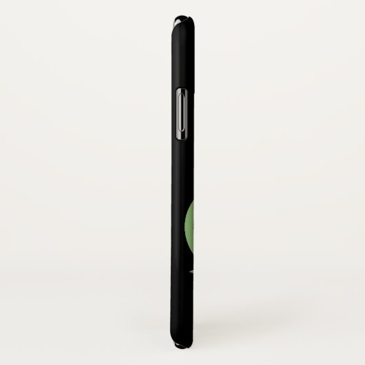 Coques Case-Mate iPhone Monogramme C Lavande Eucalyptus (Dos/Droite)