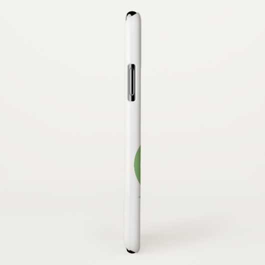 Coques Case-Mate iPhone Monogramme C Lavande Eucalyptus (Dos/Droite)