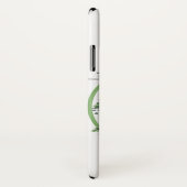 Coques Case-Mate iPhone Monogramme C Lavande Eucalyptus (Dos/Droite)