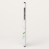 Coques Case-Mate iPhone Monogramme C Lavande Eucalyptus (Dos/Gauche)