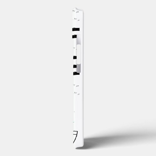 Coques Case-Mate iPhone Monogramme Cactus rose (Verso / Gauche)