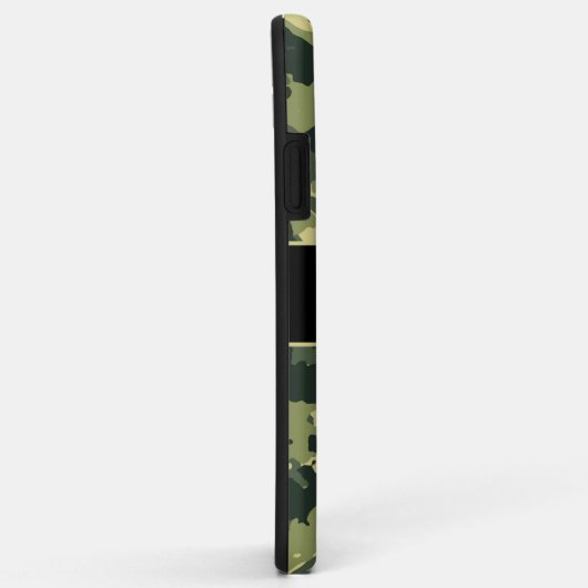 Coques Case-Mate iPhone Monogramme Camo vert de Buck Deer (Dos/Droite)