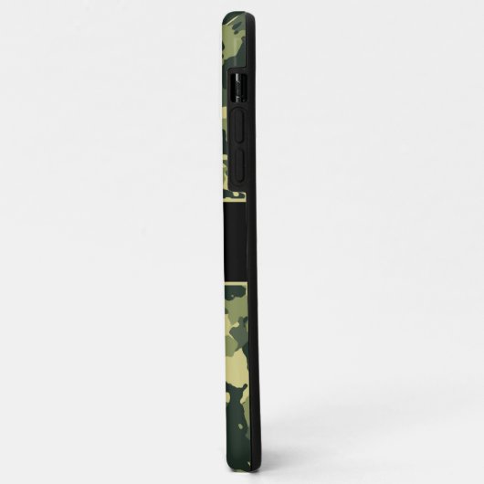 Coques Case-Mate iPhone Monogramme Camo vert de Buck Deer (Dos/Gauche)