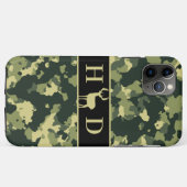 Coques Case-Mate iPhone Monogramme Camo vert de Buck Deer (Dos (Horizontal))