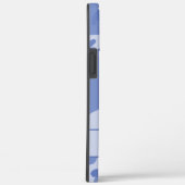 Coques Case-Mate iPhone Monogramme Camouflage Bleu (Verso / Droite)