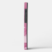 Coques Case-Mate iPhone Monogramme Camouflage Rose (Verso / Gauche)