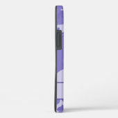Coques Case-Mate iPhone Monogramme Camouflage Violet (Verso / Droite)