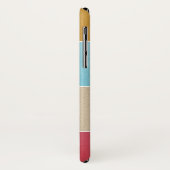 Coques Case-Mate iPhone Monogramme Carré couleur (Dos/Gauche)