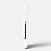 Coques Case-Mate iPhone Monogramme Carré noir (Verso / Gauche)