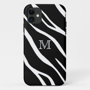 Coque iPhone 11 Monogramme : Cas de zèbre