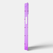 Coques Case-Mate iPhone Monogramme Cercles Violet, Magenta Pourpre & Rose (Verso / Droite)
