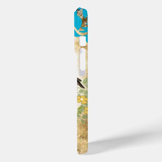 Coques Case-Mate iPhone Monogramme Cerisier Fleur Oiseau Chandelier iPhone (Verso / Gauche)