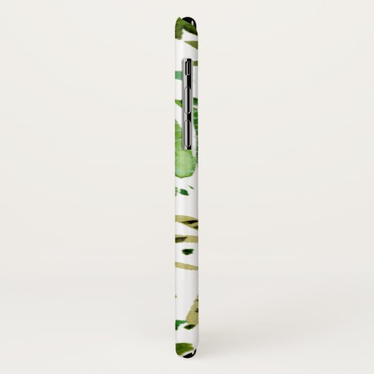 Coques Case-Mate iPhone Monogramme | Champ I Succulent (Dos/Gauche)