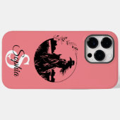 Coques Case-Mate iPhone Monogramme Cheval Equestre Occidental Cowgirl Élég (Verso (horizontal))