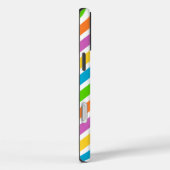 Coques Case-Mate iPhone Monogramme Chevron Arc-en-ciel Clair (Verso / Droite)