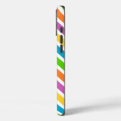 Coques Case-Mate iPhone Monogramme Chevron Arc-en-ciel Clair (Verso / Gauche)