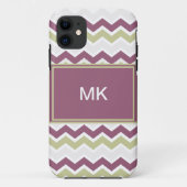 Coques Case-Mate iPhone Monogramme Chevron Brick (Dos)