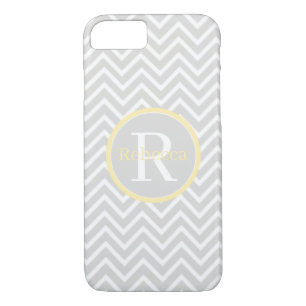 Case-Mate iPhone Case Monogramme Chevron Jaune à peine là