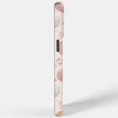 Coques Case-Mate iPhone Monogramme Citrouille Pastel - Initiale personnali (Verso / Droite)