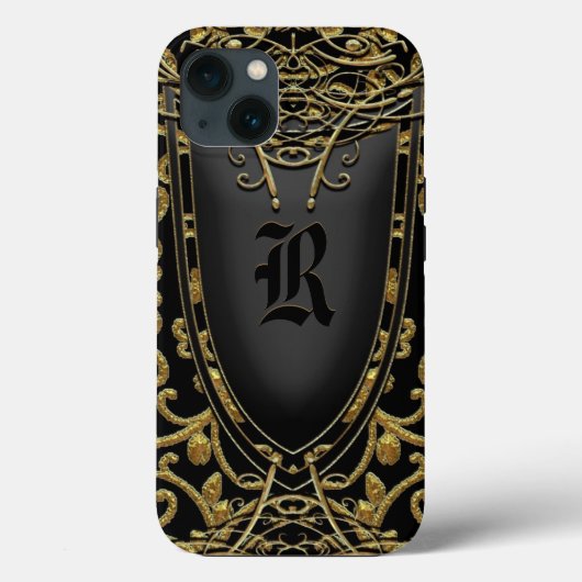 Coques Case-Mate iPhone Monogramme classique de l'hémisphère (Verso)