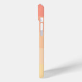 Coques Case-Mate iPhone Monogramme classique simple Pinkish Yellow (Verso / Gauche)