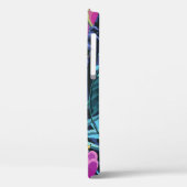 Coques Case-Mate iPhone Monogramme Colibri de feuillage tropical (Verso / Gauche)